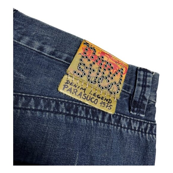 PARASUCO DENIM LEGEND Luxury Designer Distressed Denim Jeans Mens 36x32 - Picture 5 of 8